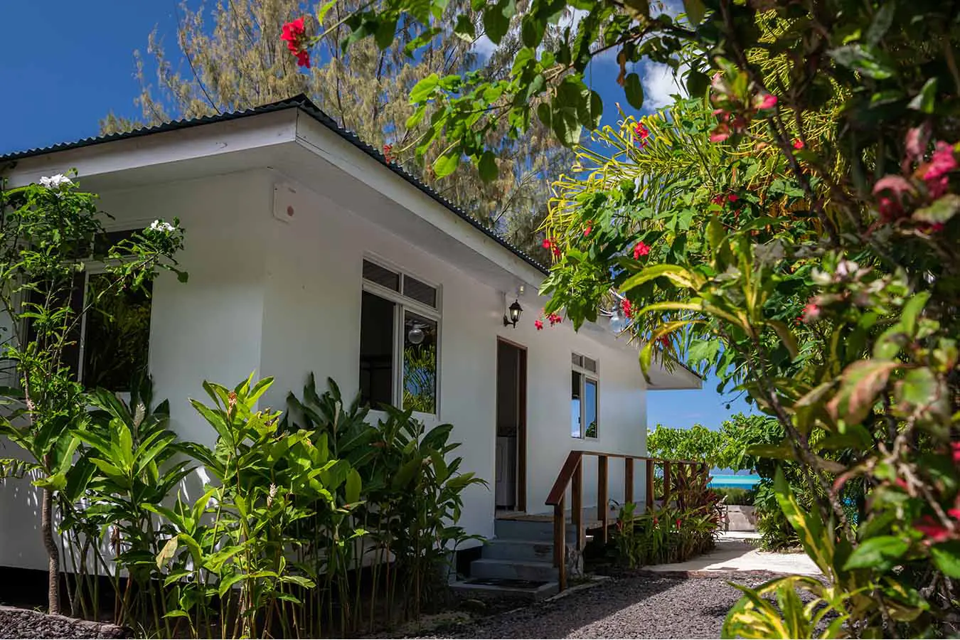 Entrance of the Bora Bora vacation home