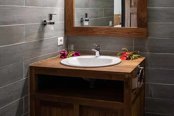 Sink in our Bora Bora vacation home