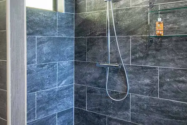 Shower in our Bora Bora vacation home